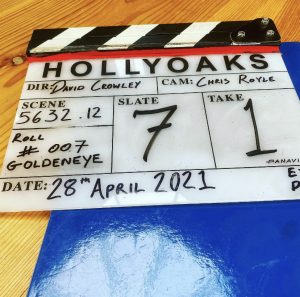 HOLLYOAKS CLAPPER BOARD